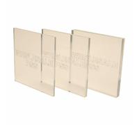 6mm Clear Acrylic Foglio Plastica perspex Confezione 4 X A4 Misura Pannelli