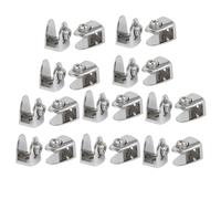6mm e 9mm spessore lega forma Semi-Cerchio ripiano vetro fascetta 20pz