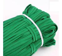 6mm Elastici Piatti Colorati Corda Elastica Alta Elastico Nastro Spandex Nastro da Cucire Rifinitura Cintura in Vita Accessorio per Indumento 90m-24 Verde-6mm-90Metri
