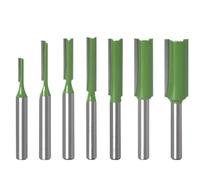 6mm Sbozzare Taglierina Gambo Frese Singolo Bordo Doppio Bordo Fresa Trimmer Testa Fresa for Strumento di Intaglio del Legno(12mm)