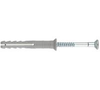 6mm x 40mm N-S Nylon Hammerfix Viti, 50 Confezione - FISCHER FIXINGS