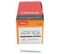 6mm X 70mm Pozidriv Doppio a Testa Svasata Zp Solo Truciolare Viti Legno 200 Set