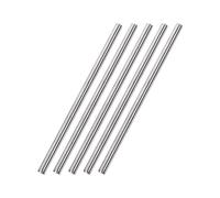6mmx200mm 304 Inox Acciaio Solido Rotondo Asta per DIY Artigianato - 5pz