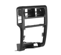 6N1858071A Centro Controllo AC Vent Trim Cruscotto Console Radio Grill Interior Decor Per VW Per Polo 6N Per Caddy MK2 Pannello plancia dell'autoradio(Nero)