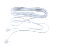 6P2C RJ11 Male to Plug Telephone Line Cable Wire 5M