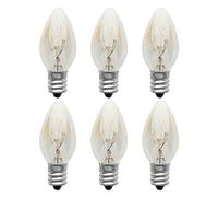 6pack 10W E12 Saltt Lamps Lampadine Lampada di Roccia di Sale Lampadina E12 a Vite Lampadina incandescente Luce Notturna Lampadina del Forno per Frigorifero Macchina per Cucire Bruciatore di Cera