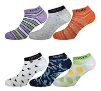 (6paia) Fantasmino in cotone COVERI fantasia seconda disponibilità (Immagine Indicativa) Assortimento by LadyC (TAGLIA UNICA 35-40, ASSORTIMENTO FANTASIA)