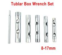 6PC 8-17mm Metrico Tubolare Box-Wrench Set Tubo Cavo Presa Wrench-Filter Chiave
