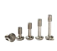 6pc M3M4M5M6 304 Vite a testa cilindrica in acciaio inossidabile Vite a testa tonda di bloccaggio con intaglio Stringere a mano la a testa zigrinata Prevenire il blocco(M5x16)