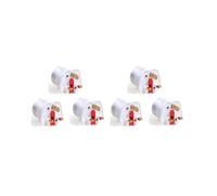 6PC Plug Adapter EU to UK European to British Universal Travel Adapter Type G Electrical Plug Converter Power Socket(UK)
