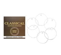 6Pcs .028-.043 Corde di ricambio per chitarra acustica Folk Nylon Accessori per strumenti musicali facili da usare Folk