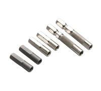 6pcs 1/4 esagonale Bit Converter 6.35mm a 4mm per l'adattamento rapido strumento per elettronica e la casa fissaggio cacciavite adattatore