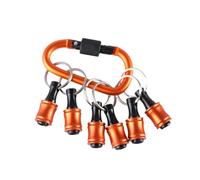 6Pcs 1/4 "Hex Shank Alluminio Cacciavite Bit Holder Extension Rod Drill Adattatore a vite Cambiare Portachiavi Portatili Shank Bit Holder