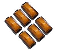 6pcs 10V-30V Amber Side Marker Light Clearance Lamp For Car Truck RV