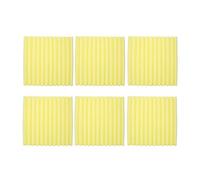6Pcs 12 pannelli Groove fonoassorbenti cotone schiuma acustica Studio Schiuma isolamento acustico