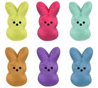 6Pcs 15CM Cute Animal Star Carota Peep Bunny Doll per Bambini Bambola di Pe9422