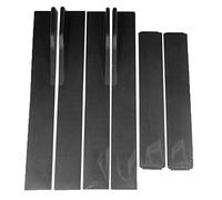 6Pcs 2.2m/86.61 Pollici Universal Car Minigonne Laterali Estensione In Fibra Di Carbonio Lip Splitter Auto Accessori Esterni Per Per Per Civic