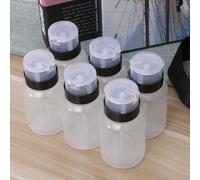 6pcs 250ML Nail Polish Remover Vuoto Pressing Bottle Lock Dispenser Bottiglia
