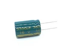 6pcs 3300uf16V Condensatore elettrolitico in alluminio ad alta frequenza a bassa ESR/impedenza Size13 * 20mm 16V 3300uf Elementi di accumulo di energia