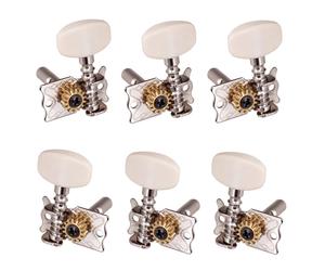 6pcs 3L3R Open Gear Chitarra classica sintonizzazione pioli sintonizzatori