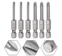 6pcs 50mm Y1 Y2 Y Tip Head 6pcs 6 Pezzi 50Mm Batch Testa per Materiale Acciaio Colore aria Altri Strumenti nessun danno alla vite Il Cacciavite