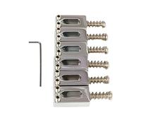 6Pcs 6 String Chitarra Elettrica Selle Sostituzione Tremolo Ponte Selle In Lega di Zinco Ponte Selle