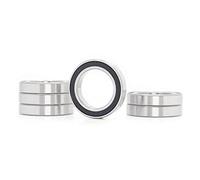 6PCS 6803-2RS Cuscinetto for bici 17 * 26 5mm ABEC-5 6803RS Cuscinetti for mozzo for bicicletta Mozzi anteriori posteriori Ruota 17x26x5 Accessori