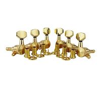 6Pcs 6L 3R+3L Chitarra di Bloccaggio Tuners 1:18 Lock String Tuning Per Chiave Pegs Machine Heads Per LP Chitarra Elettrica