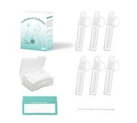 6PCS 6ml Colostro Tubo di Alimentazione Del Latte Materno Contenitore Portatile Alimentazione Del Bambino Contagocce Grande Capacità Dispenser