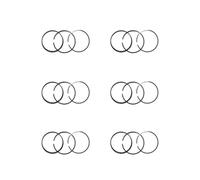 6pcs 85mm Pistone Rings set compatibile con N52B30A 3 0 FITS FITS E90 E92 E60 E83 I modelli funzionano con 328i 530i x3 x5 z4 Sostituisce 11257559434 11257547838 80011521000000
