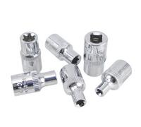 6pcs Adattatore Prese Convertitore a Cricchetto E4-E10 1/4 Pollice Femmina Bit T