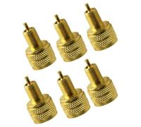 6PCS Adattatore Valvola Con Foro Maggiore In Ottone 22mm