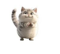 6Pcs Adesivi Animali e Auto, Decalcomanie Creative Copri Graffi per Moto e Carrozzeria