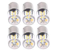 6PCS BA15D Dimmable LED Bulb 3W 300LM Compact Size per Applicazioni (Warm