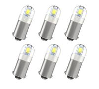 6pcs Ba9s LED Lampadina, T11 1891 53 57 T4W, 6000K Bianco 47830 64111 3893 LED Auto Interno Lampadina Cupola Carta Targa Scatola di Guantoni Luce