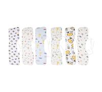 6pcs Baby Belly Cinture abbottonate Cotton Banch Banda Banda della pancia per