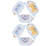 6pcs Baby Toddler Bath Doccia Spugna Spazzola Pennello Scrubber misto