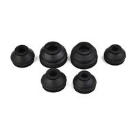 6Pcs Ball Joint Boot Car Suspension Steering Ball Joint Dust Boot Cover Turn To Rod Arms Ball Head Dust Protection Rubber Cover