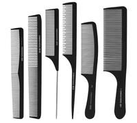 6Pcs Barbiere Parrucchiere Pettine Multifunzione Dei Capelli Districante Dei Capelli Set di Taglio Dei Capelli Acconciatura Trucco Stilisti Set P