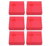 6pcs Bellissimi scatole regalo eleganti confezioni regalo eleganti casi di