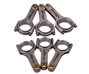 6pcs Bielle for BMW E34 535i M30 B35 E32 735 M30 B35 H-Shaft-Format Conrods