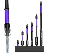 6pcs Bit Magnetico Ad Alta Durezza - Bit Del Cacciavite A Vite, Pezzi Di Perforazione Del Cacciavite Per Cacciavite Pesanti | D1 Impaact Driver Bit Set Bit Magnetico Per Trapano Anti -slittamento Per