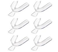 6PCS Bite Bruxismo Notturno Automodellante, Comodo Paradenti Automodellante Anti Digrignamento dei Denti, Denti Bocca Guardia Anti Russamento, Mouth Guard Teeth Grinding Per Uomo, Donna