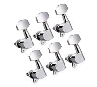 6Pcs Bloccaggio Chitarra String Tunings Pioli Zinchi Lega Macchina Testa Tuners Tunings Per Acustica Elettrica Chitarra Tuners Pioli