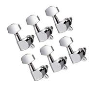 6Pcs Bloccaggio Chitarra Stringa Tunings Pioli Zinchi Lega Macchina Testa Tuners Tunings Chiave Per Acustica Elettrica Chitarra