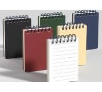 6PCS Block Notes Piccoli A7, Blocco Appunti Note Spirale, Impermeabile Retro Taccuini Tascabili a Righe Quadernino per Lavoro Scuola Ufficio Viaggio, Taccuino Memo per Attività All'aria Aperta