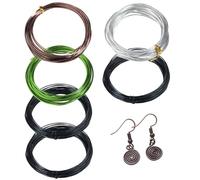 6pcs Bonsai Filo, 1, 0 mm/1, 5 mm/2, 0 Filo in Alluminio, Kit di Alberi Bonsai Liscio e Flessibile per Tronco fine e Controllo del Ramo, Bordo artigiano
