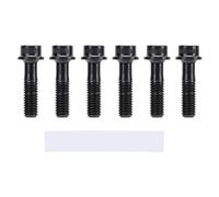 6pcs bulloni a stelo fisso m5x18 mm in lega ad alta resistenza viti anti -allentamento leggero per la leva del freno per manubrio di mountain road (Nero)