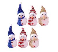 6pcs Cambiare Colore LED Pupazzo di Neve Luci Per Festival Tavolo Display Decorazione Per Natale E Compleanno