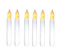 6Pcs Candele Decorative Led Senza 16.5 Pollici Per Decorazioni Natalizie E Halloween, Alimentate a Batteria, Sicure E Versatili Per Casa E Eventi